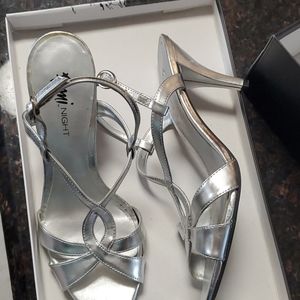 Silver Dress Sandals
